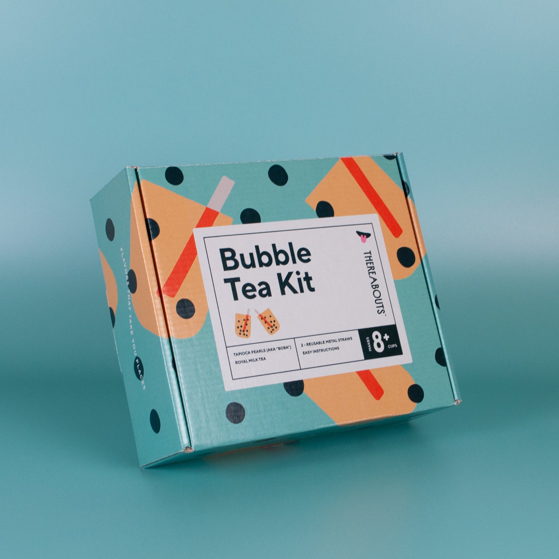 Flavor Purveyor Bubble Tea Kit, Easy DIY Boba Tea Kit, Includes