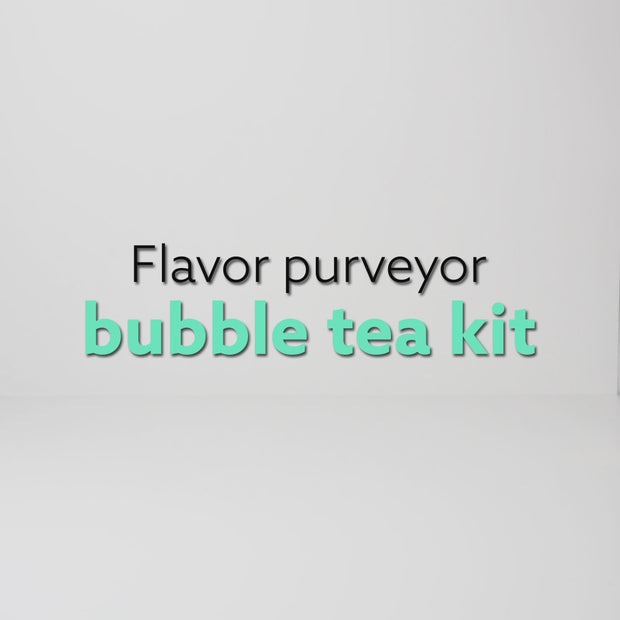 Bubble Tea Kit - DIY Boba Tea – Flavorpurveyor