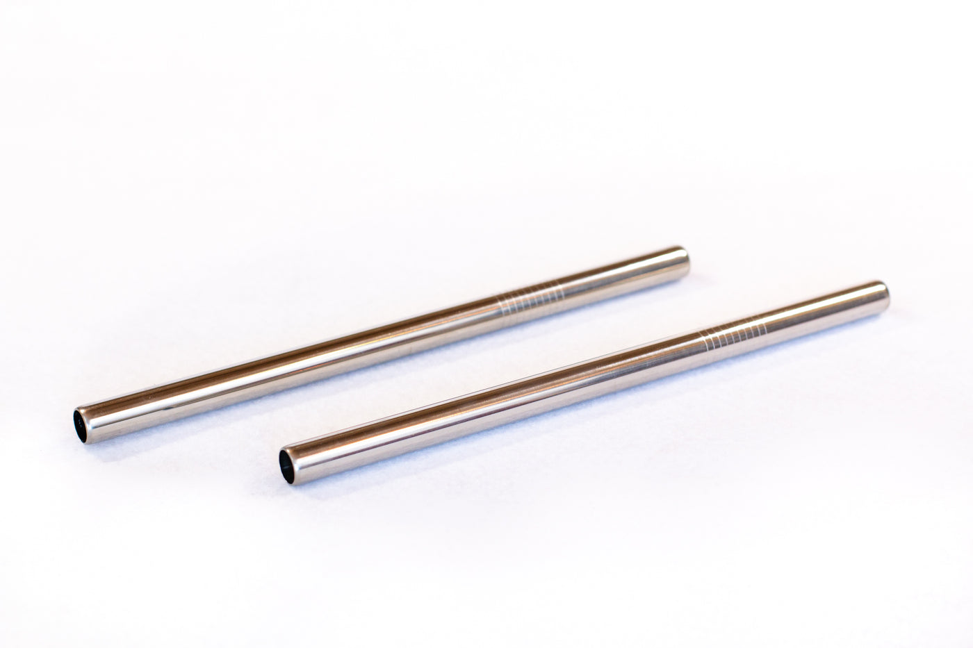 2 Stainless Steel Straws