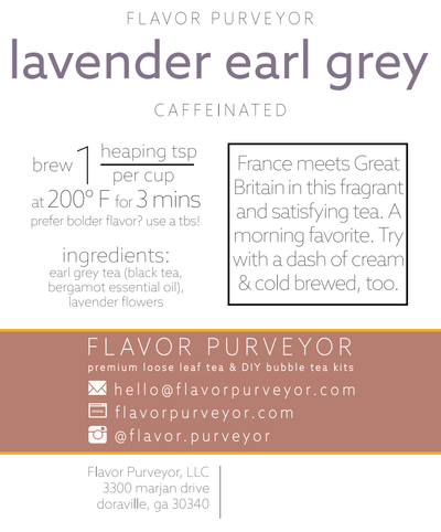 Lavender Earl Grey Loose Leaf Tea
